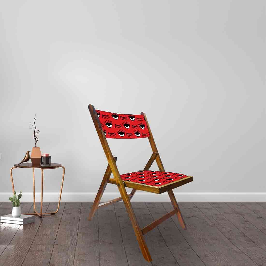 Nutcase Folding Wooden Balcony Chair  -  Black Eyes Nutcase