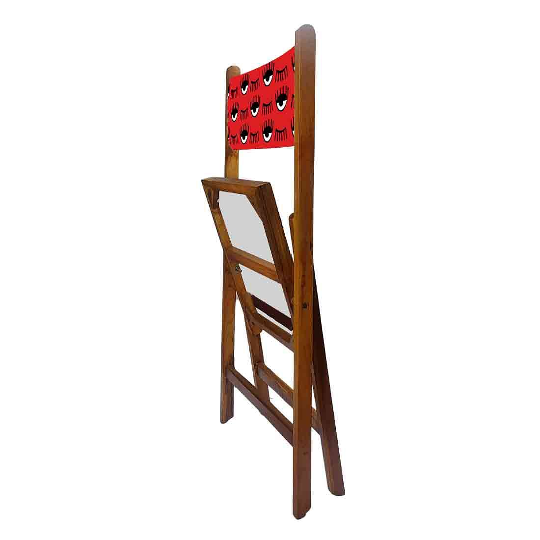 Nutcase Folding Wooden Balcony Chair  -  Black Eyes Nutcase