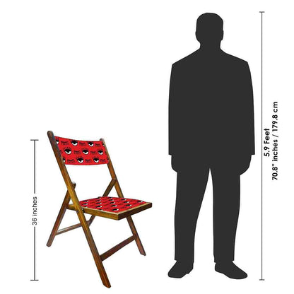Nutcase Folding Wooden Balcony Chair  -  Black Eyes Nutcase