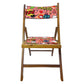 Nutcase Teak Wood Folding Chair For Adults  -  Smash Pink Nutcase