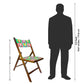 Nutcase Teak Wood Folding Chair For Home Dining  -  Cool Women Nutcase