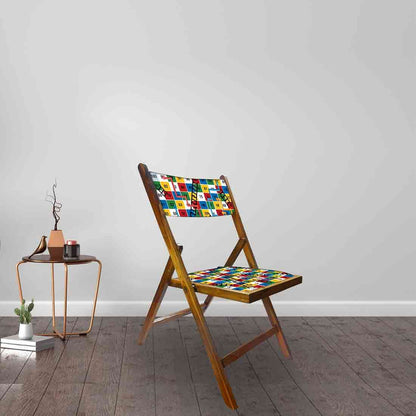 Nutcase Wooden Chairs With Cushion Seat For Balcony  -  Snake & Ladder Nutcase