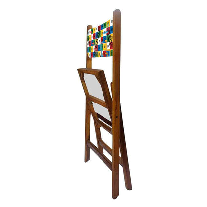 Nutcase Wooden Chairs With Cushion Seat For Balcony  -  Snake & Ladder Nutcase