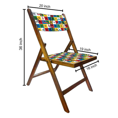 Nutcase Wooden Chairs With Cushion Seat For Balcony  -  Snake & Ladder Nutcase
