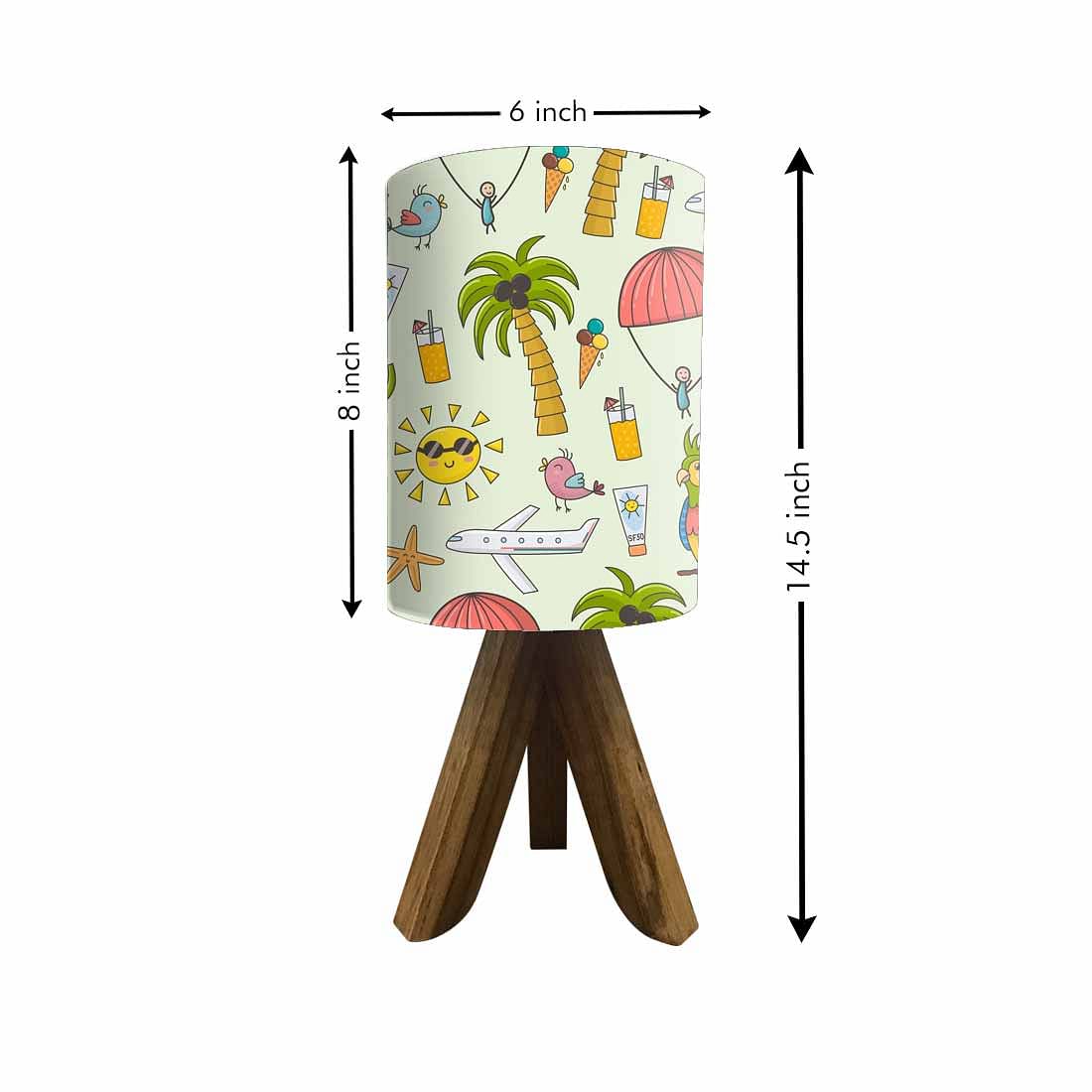 Wooden Led Lamp For Kids  - Summer Collection Nutcase