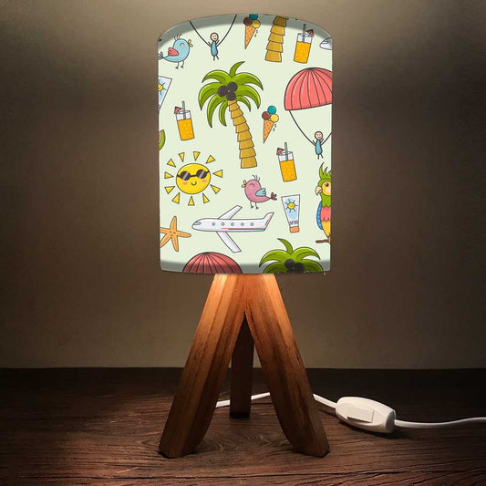Wooden Led Lamp For Kids  - Summer Collection Nutcase