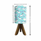 Wooden Tripod Table Lamp For Bedroom - Unicorn and Stars Nutcase