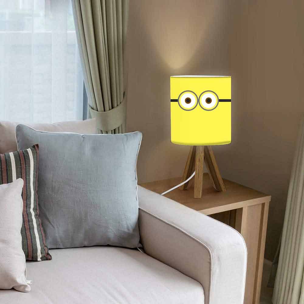 Wooden Led Lamp For Bedroom - Eyes Nutcase