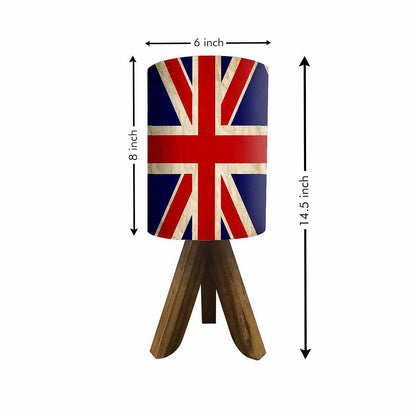 Table Wood Lamp For Bedroom - Flag Nutcase