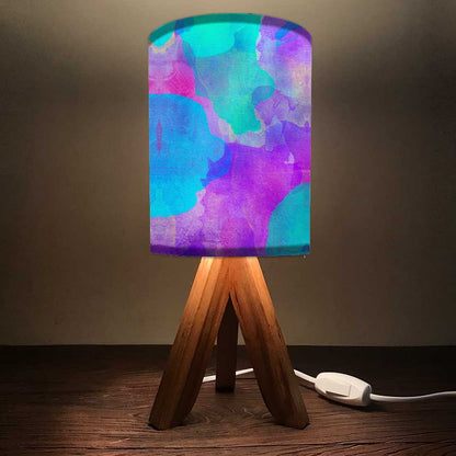 Wooden Dining Light For Bedroom - Watercolor Nutcase