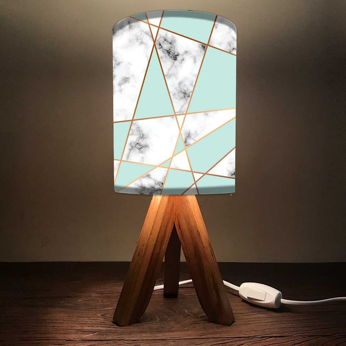 Wooden Study Lamp For Bedroom - Green Smokes Nutcase