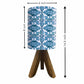 Wooden Bedroom Lamps For Bedroom - Spanish Tiles Bluish Nutcase