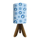 Wooden Table Lamp Mini Tripod Lamps for Kids Bedroom - Evil Eye Protector Nutcase