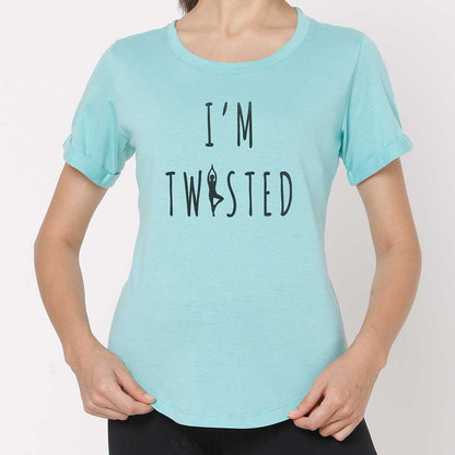 Nutcase yoga tshirts funny tees  - I'm Twisted Nutcase