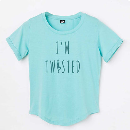 Nutcase yoga tshirts funny tees  - I'm Twisted Nutcase