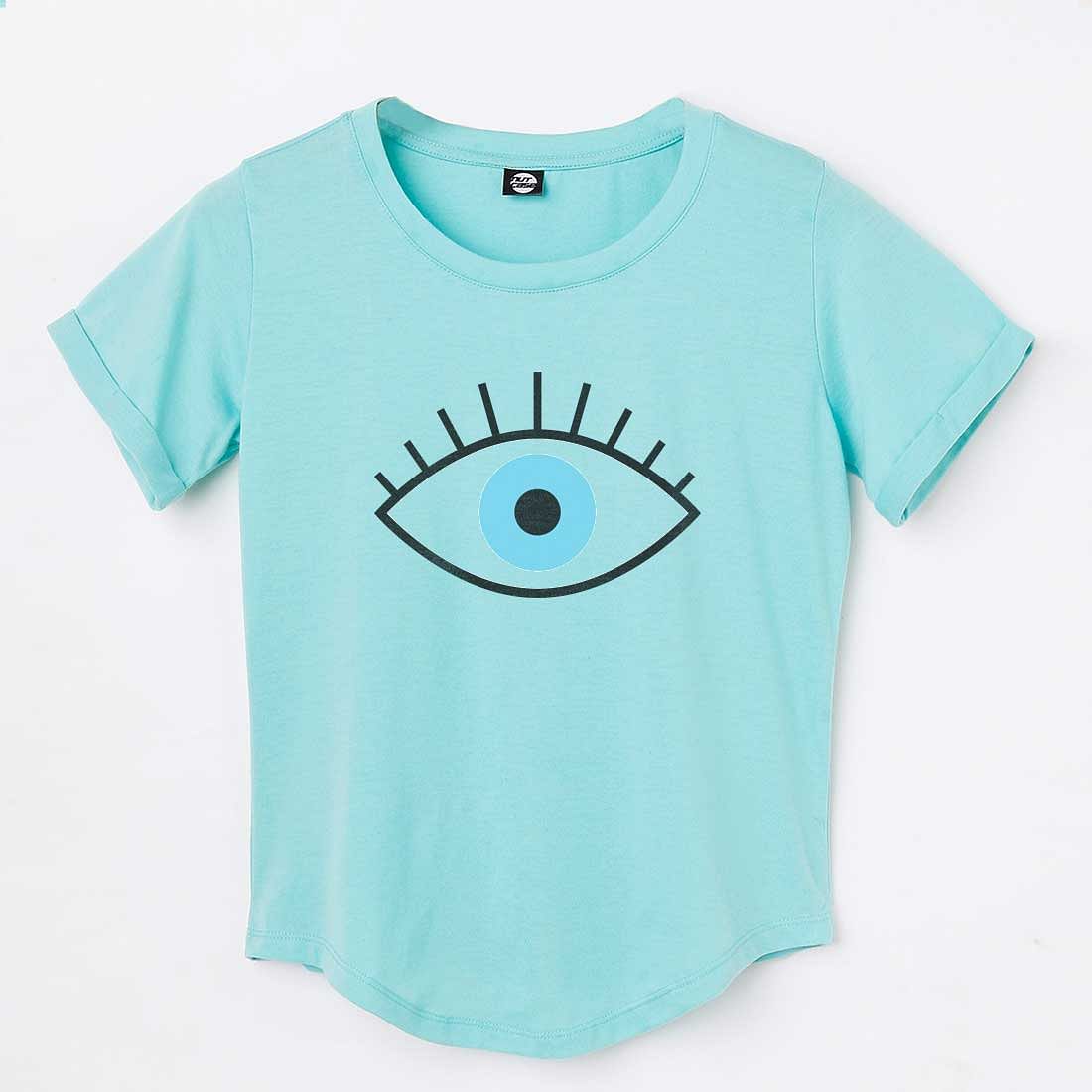 Evil Eye Protector Tshirt For Women Hamsa Hand - Nazar Eyes Nutcase