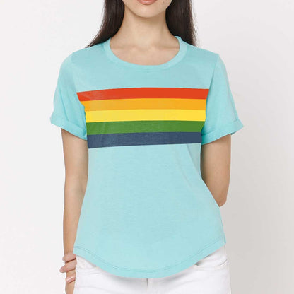 Nutcase LBGTQ Pride Tshirt For Women  - Rainbow Nutcase