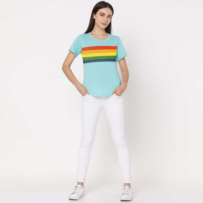 Nutcase LBGTQ Pride Tshirt For Women  - Rainbow Nutcase