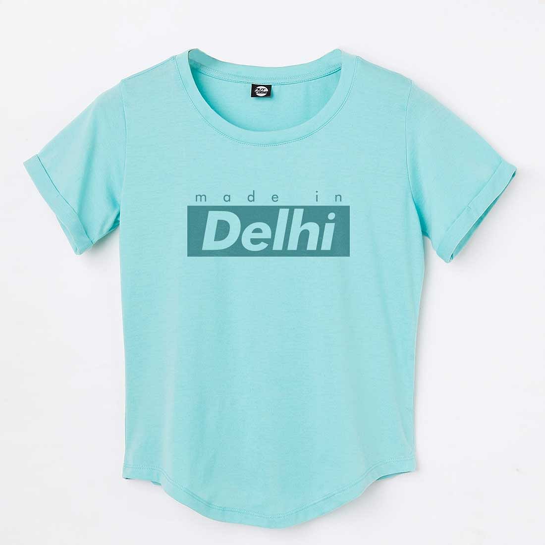 Up Down T Shirts For Women Delhi City Tees - Made In Delhi Nutcase