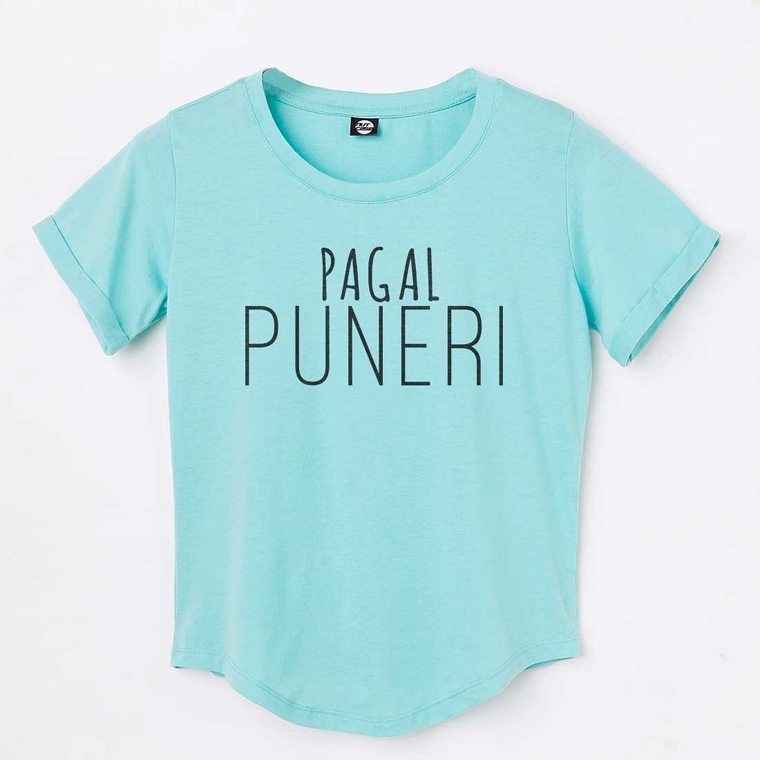 Fun T Shirts For Women Pune City Tees - Pagal Puneri Nutcase