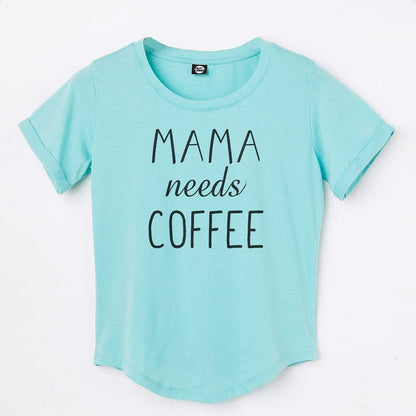 Workout Tshirt For Women  - Mama Needs Coffee Nutcase