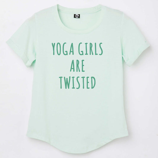 Yoga Tshirt For Women Girls - Twisted Nutcase