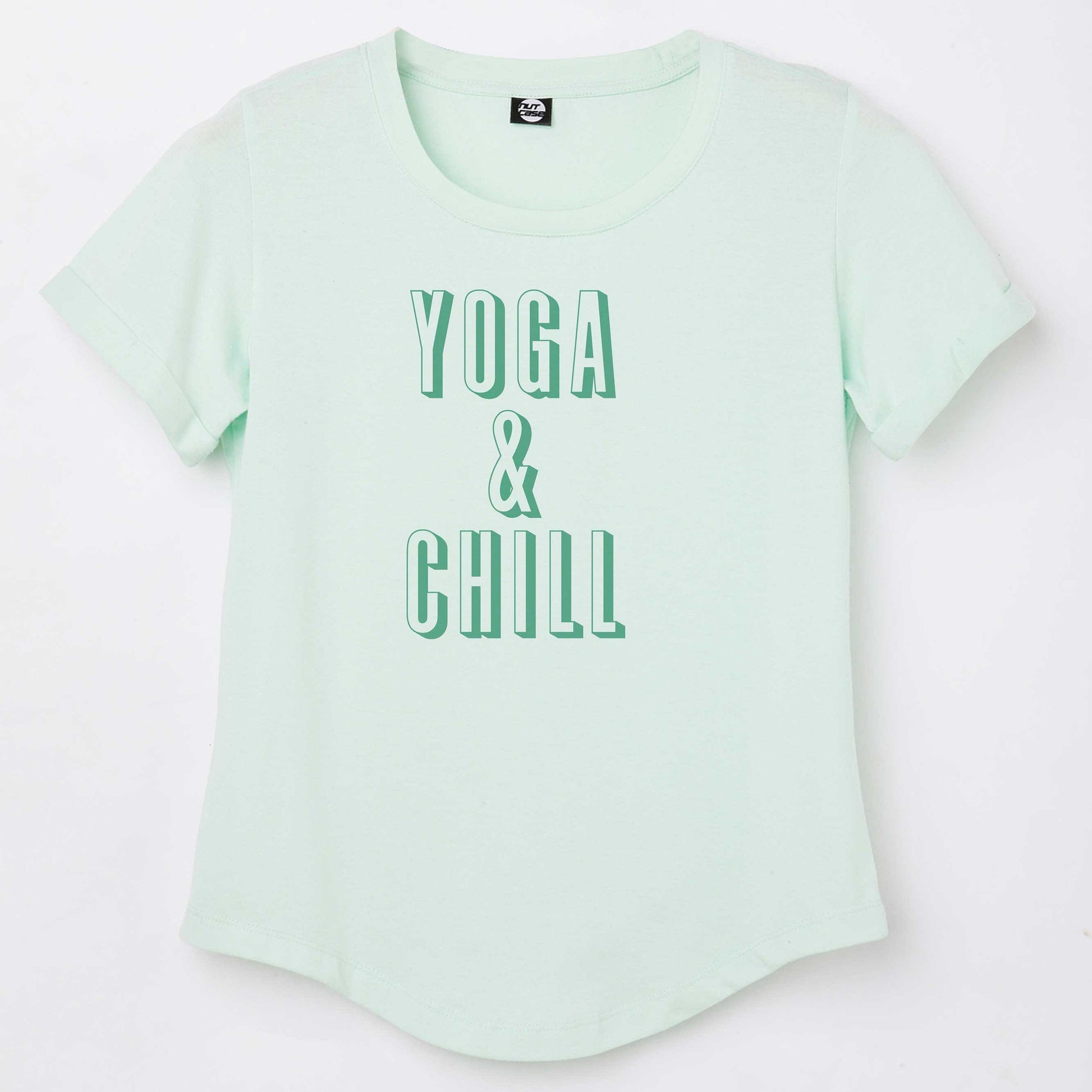 Women's Yoga Tee Exercise Tshirts For Girls  - Yoga Chill Nutcase