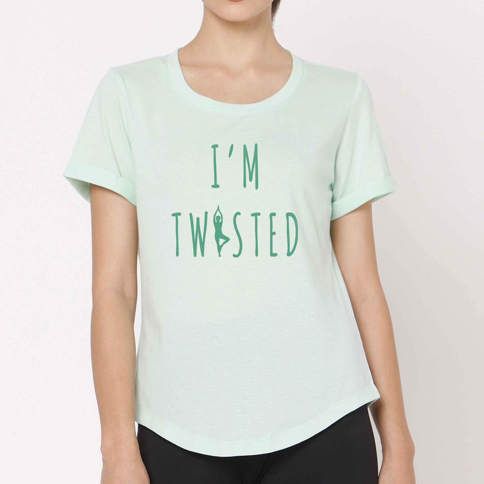 Nutcase yoga tshirts funny tees  - I'm Twisted Nutcase