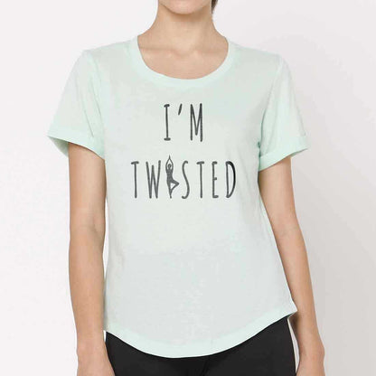 Nutcase yoga tshirts funny tees  - I'm Twisted Nutcase