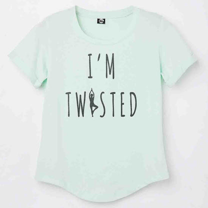 Nutcase yoga tshirts funny tees  - I'm Twisted Nutcase