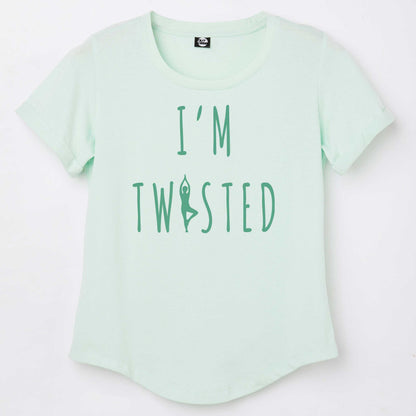 Nutcase yoga tshirts funny tees  - I'm Twisted Nutcase