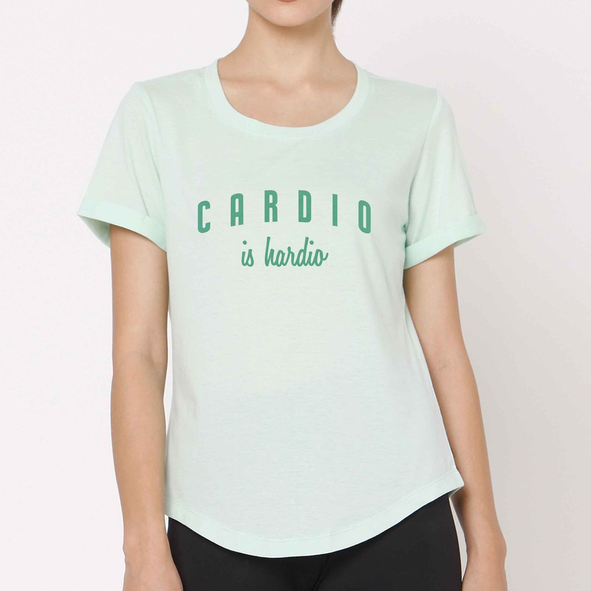 Nutcase Funny Workout Tshirt Gym Tees  - Cardio is Hardio Nutcase