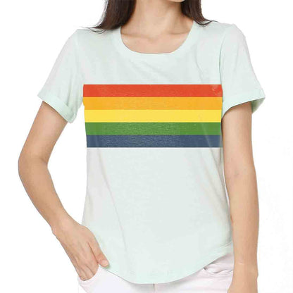 Nutcase LBGTQ Pride Tshirt For Women  - Rainbow Nutcase