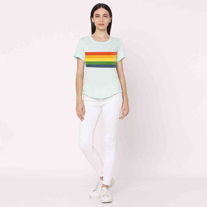 Nutcase LBGTQ Pride Tshirt For Women  - Rainbow Nutcase