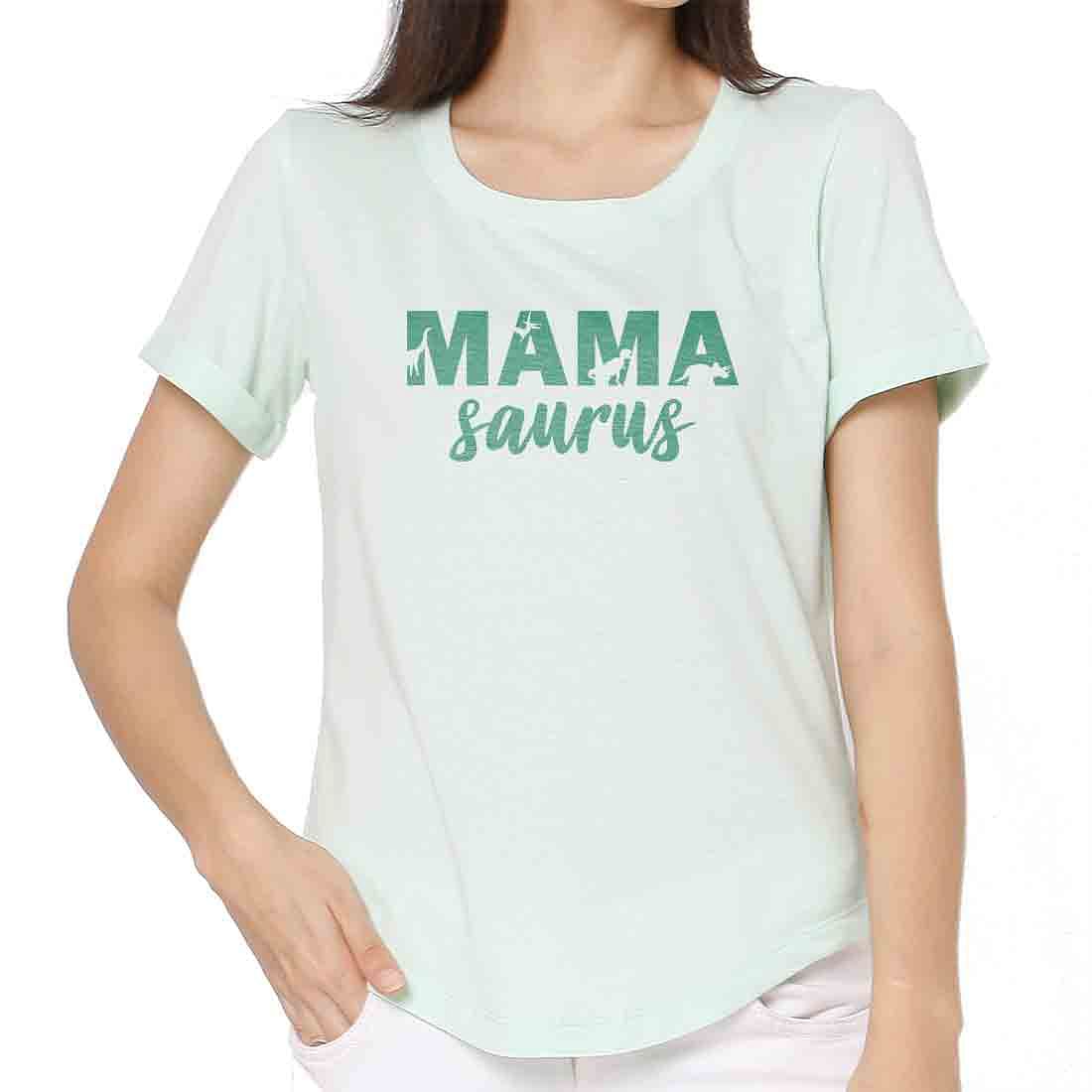 Workout Tshirt For Women  - Mama Saurus Nutcase