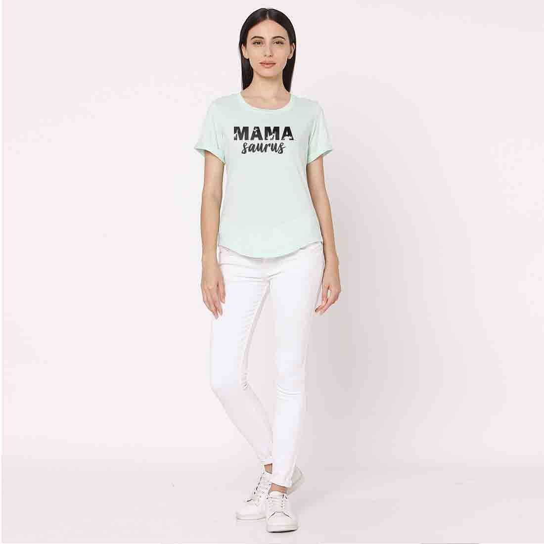 Workout Tshirt For Women  - Mama Saurus Nutcase