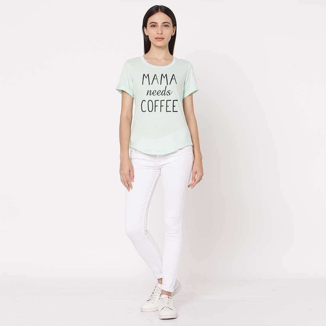 Workout Tshirt For Women  - Mama Needs Coffee Nutcase