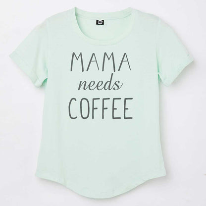 Workout Tshirt For Women  - Mama Needs Coffee Nutcase