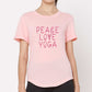Nutcase Yoga Tshirts Gym  - Peace Love Nutcase