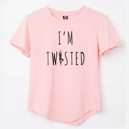 Nutcase yoga tshirts funny tees  - I'm Twisted Nutcase