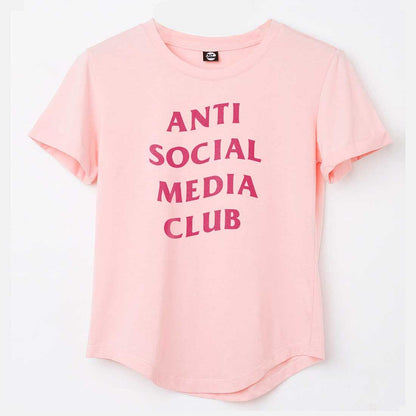 Nutcase Funny T shirt For Women  - Anti Social Media Club Nutcase