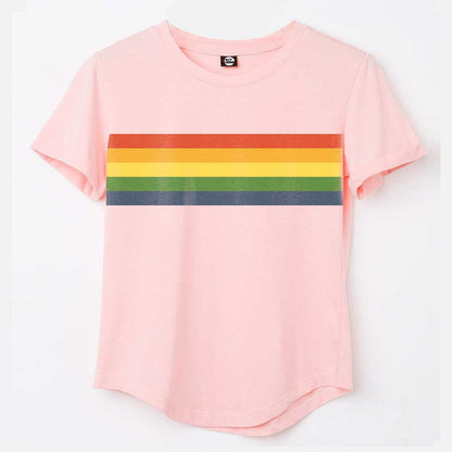 Nutcase LBGTQ Pride Tshirt For Women  - Rainbow Nutcase