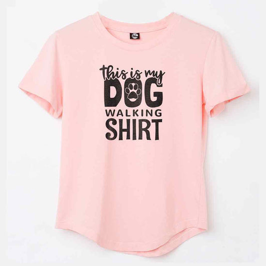 Dog T shirt For Women  - This Is My Dog Walking Shirt Nutcase