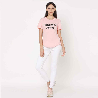 Workout Tshirt For Women  - Mama Saurus Nutcase