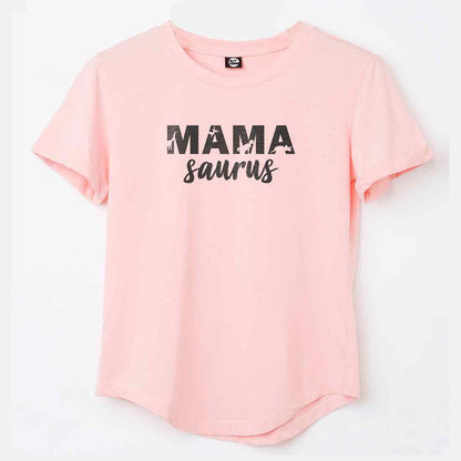 Workout Tshirt For Women  - Mama Saurus Nutcase