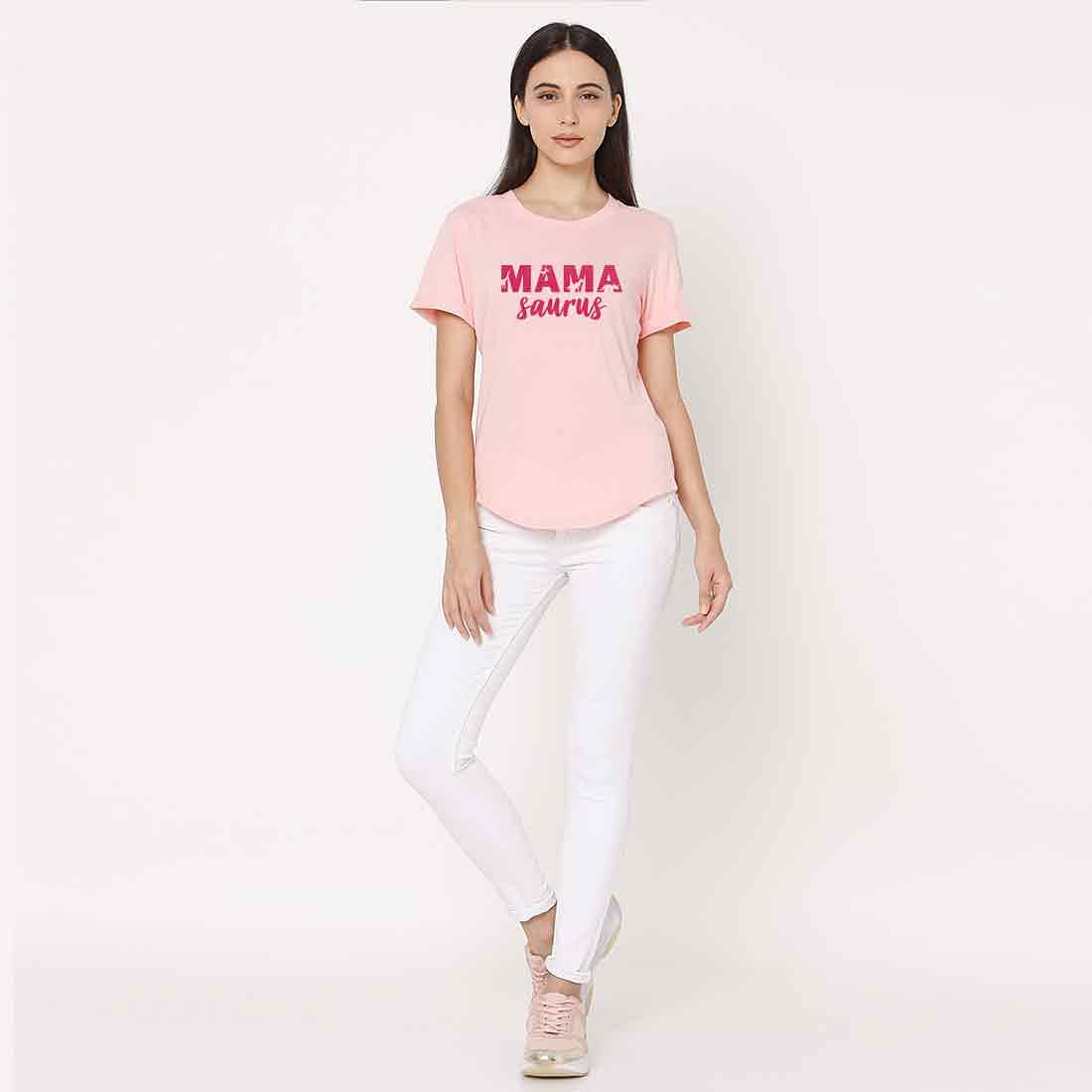 Workout Tshirt For Women  - Mama Saurus Nutcase