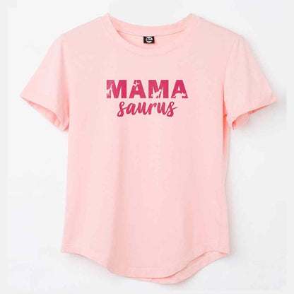 Workout Tshirt For Women  - Mama Saurus Nutcase