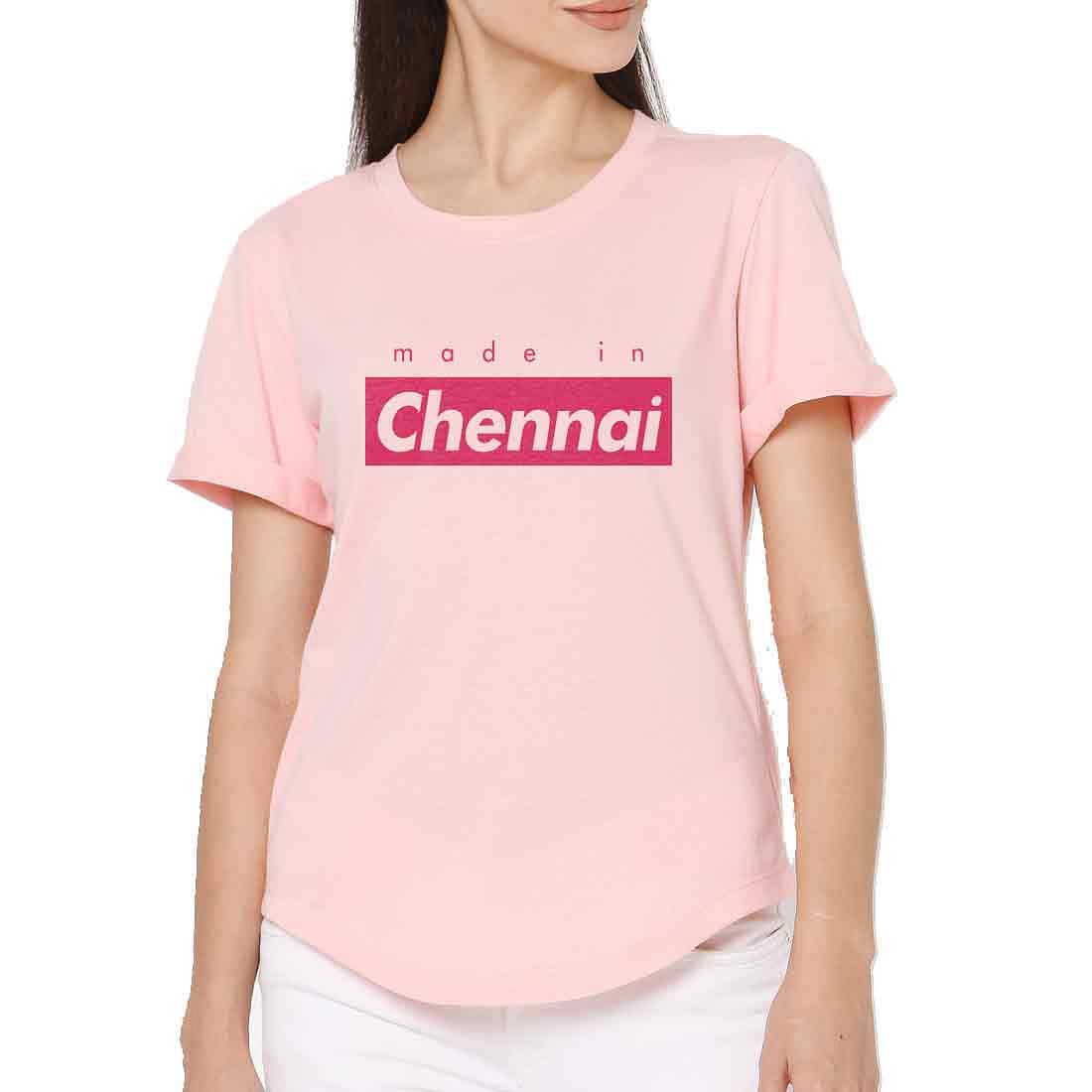 Funny T Shirts For Women Madras City Tees - Made In Chennai Nutcase