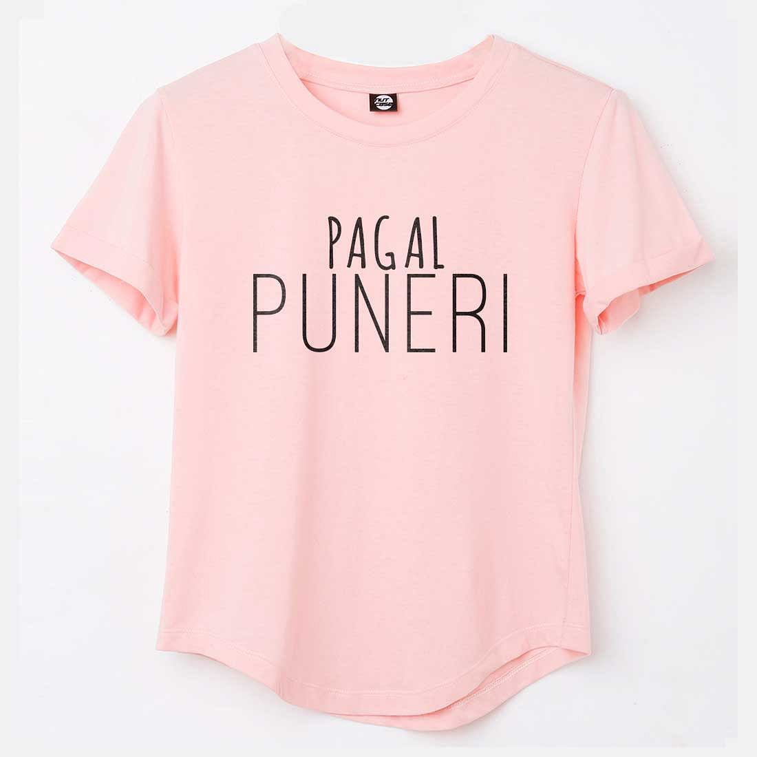 Fun T Shirts For Women Pune City Tees - Pagal Puneri Nutcase
