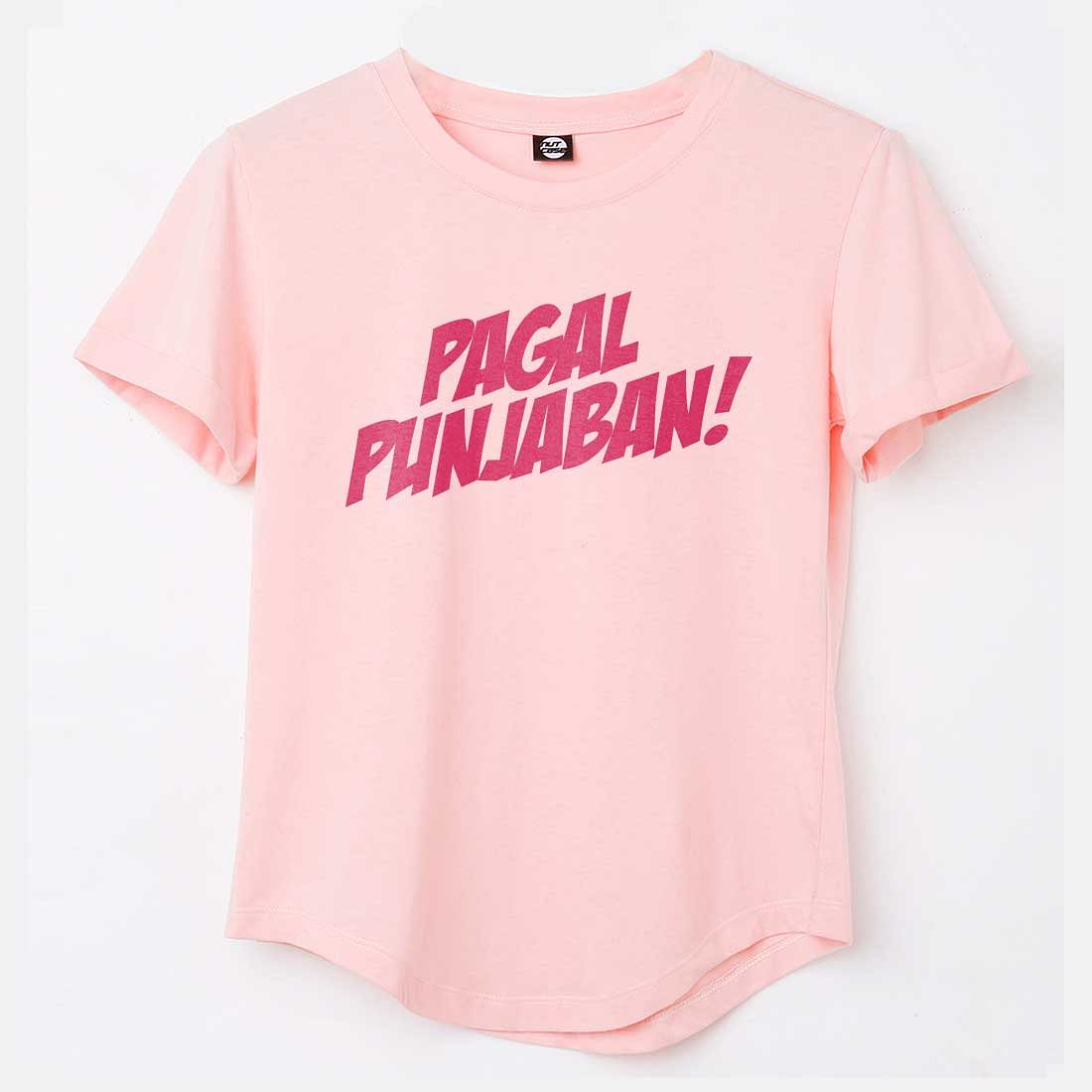 Cool  T Shirts For Women Punjabi Tees - Bindass Punjabaan Nutcase